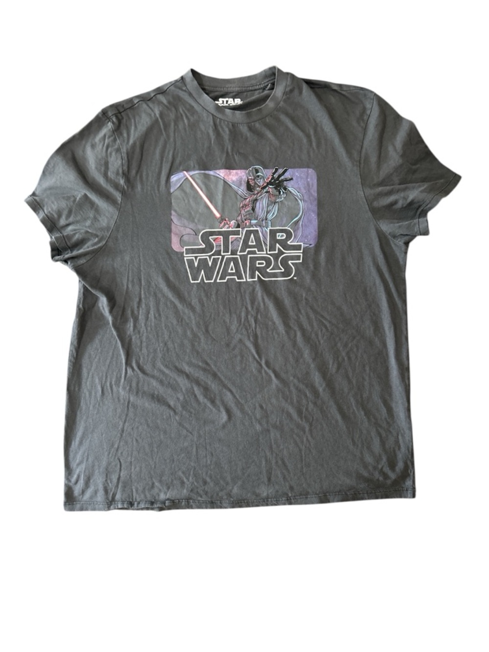 Star Wars Graphic Tee in Charcoal Gray size XXXL